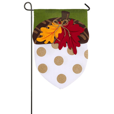 Domyn Double Sided 18'' H x 12.5'' W Polyester Garden Flag