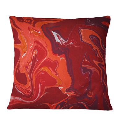Abstract Throw Pillow