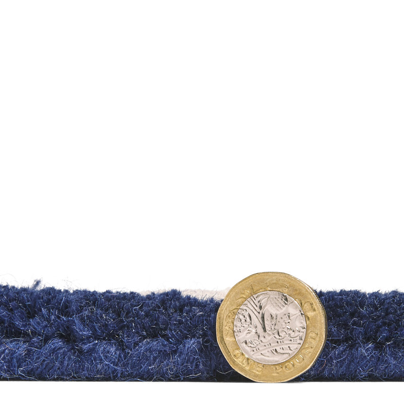 Fiona Howard Zig Zag Daniel Hand Tufted Wool Blue/Pink Rug, Rectangle 120 x 170cm