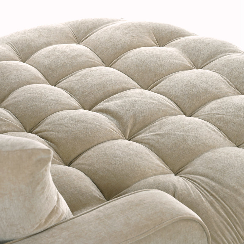 Canapé-lit moderne de 51 po, Champagne chenille