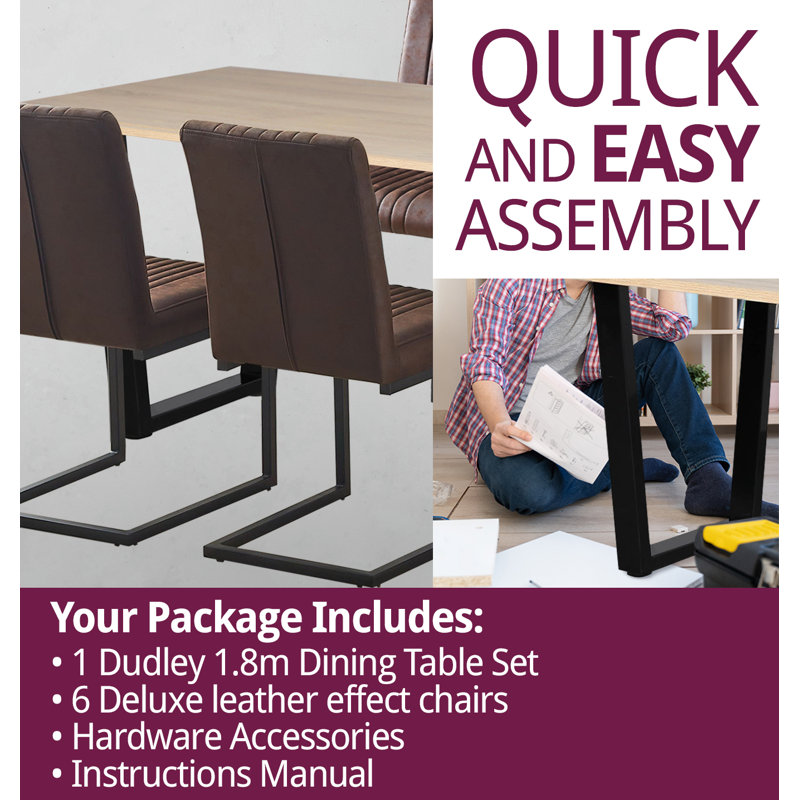 Abinash 6 - Person Dining Set