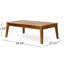 Canapé modulaire d'extérieur rouge en bois