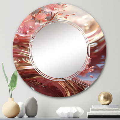 Bourdin - Miroir mural rond moderne