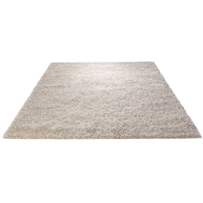 Cool Glamour Hand Tufted White Rug