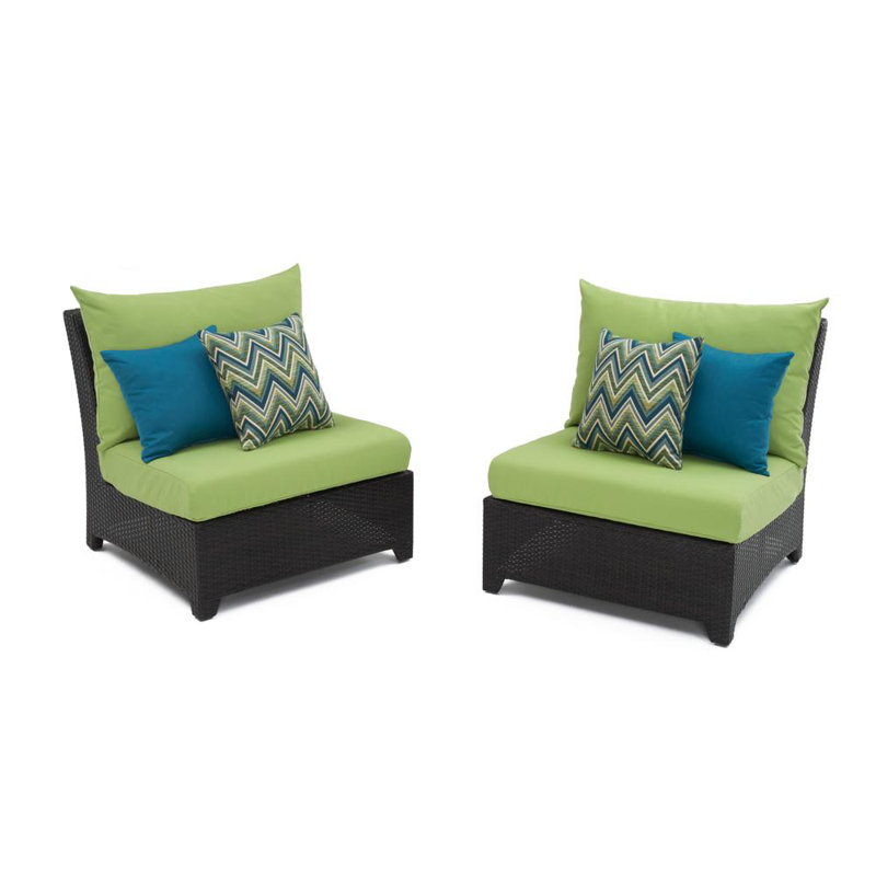 Deco 6 Piece Setting Group with Cushions, Canvas Ginkgo Sunbrella® Canvas