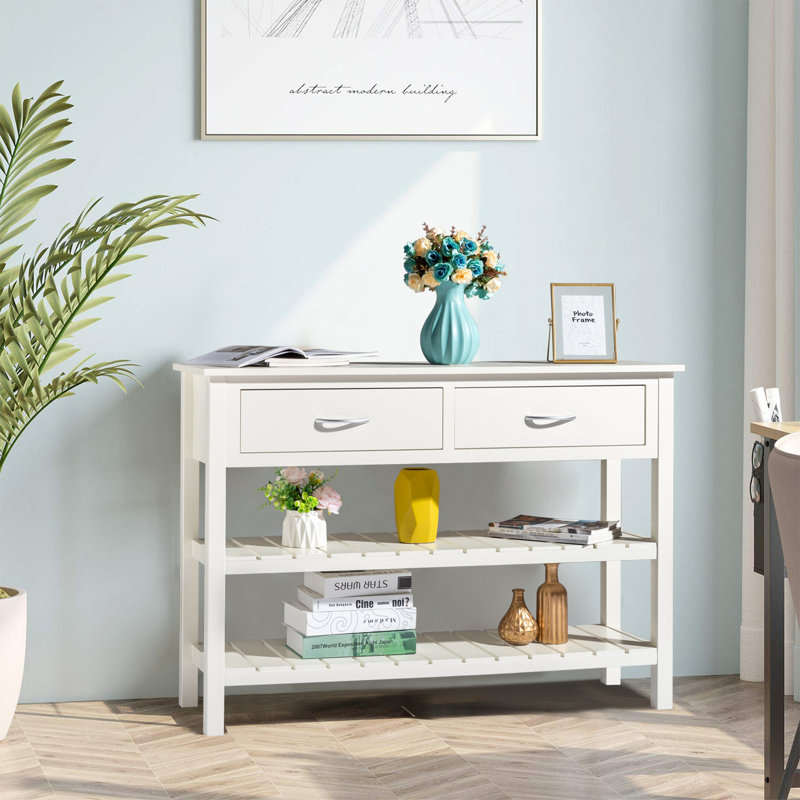 Console 45 po Niantic, Blanc