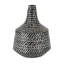 Vase de table en bois massif 16 po Eilerman