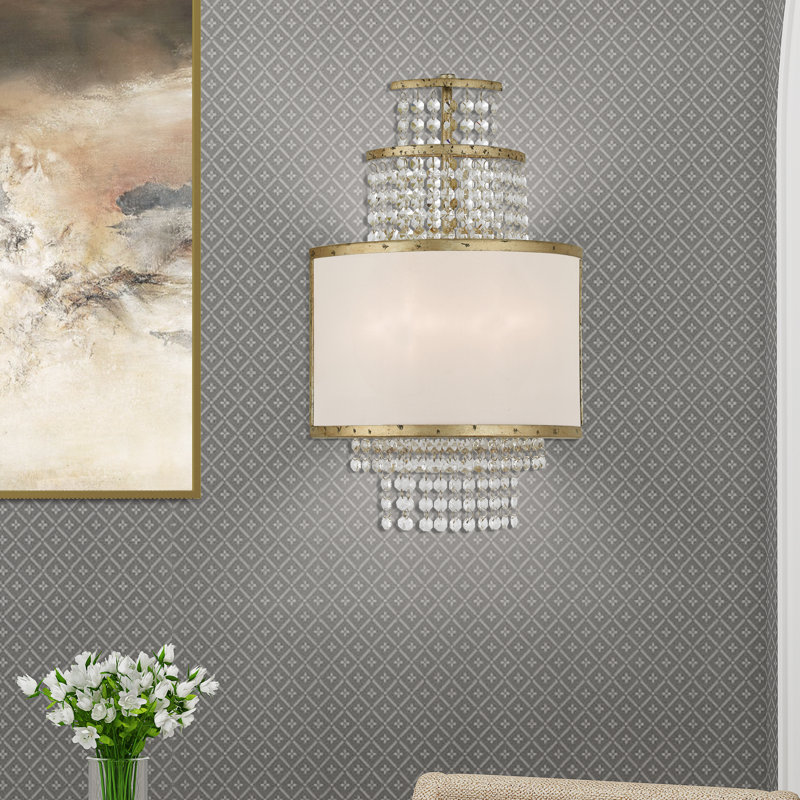 Ruggles Steel Wall Sconce, Winter Gold