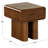 Torricelli 1 Drawer Wood 22" Nightstand