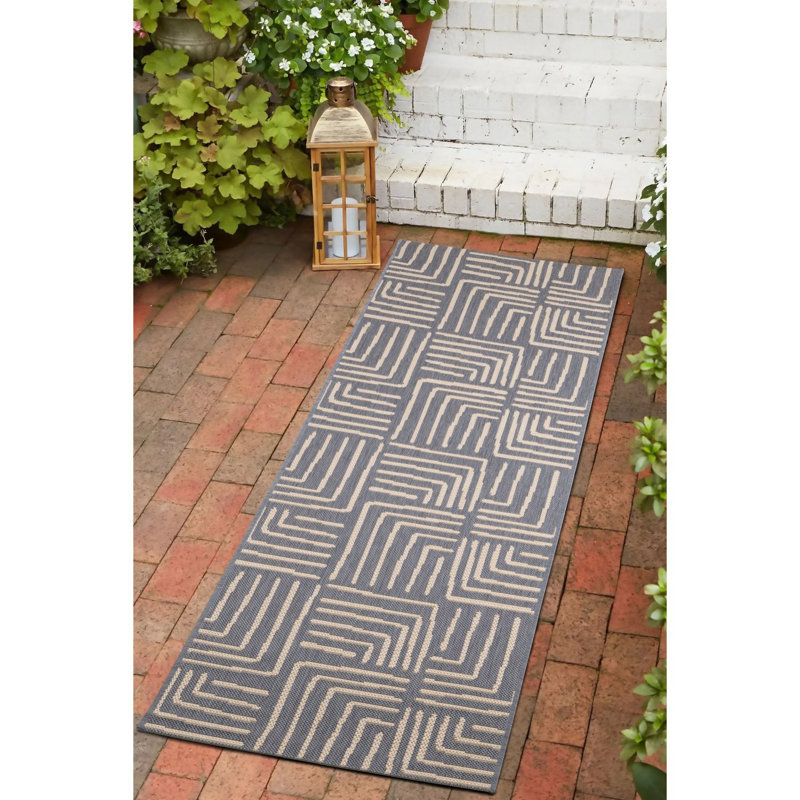 COUNTY PATCHES NAVY 120/170cm, Runner 67 x 200 cm