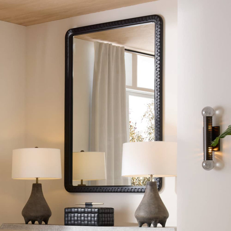 Gregory Rectangle Solid Wood Mirror