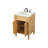 Rivers 24'' Single Bathroom Vanity with Marble Top-73127972