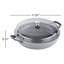 Cast Iron 3.59-qt Braiser with Glass Lid-28452858