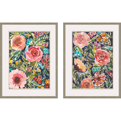 Flower Patch - ensemble de 2 cadres photo