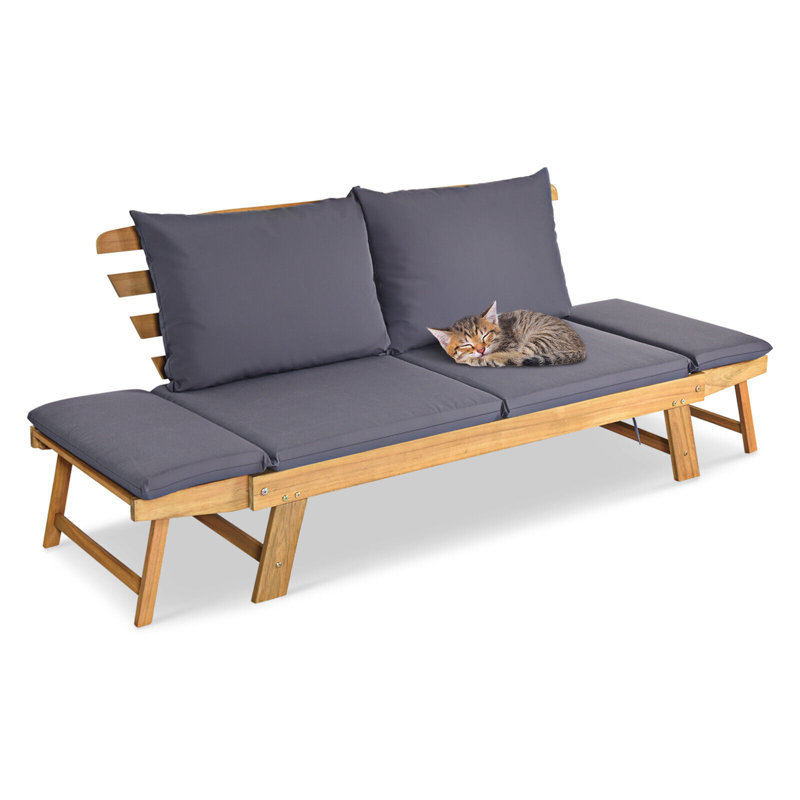 198cm Wide Loveseat with Cushions