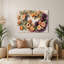 Art mural en métal beige Fruit Peacotum-2120103837