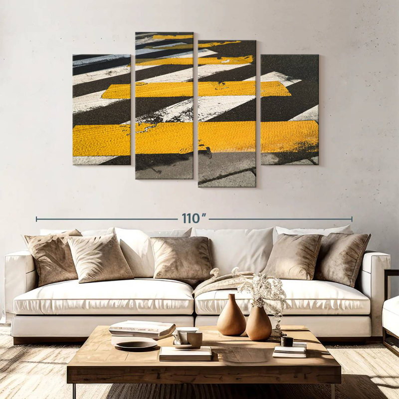 Sireci Crosswalk Lines, 54" H x 84" W