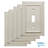 Classic Architecture Antimicrobial 1-Gang Toggle Wall Plate