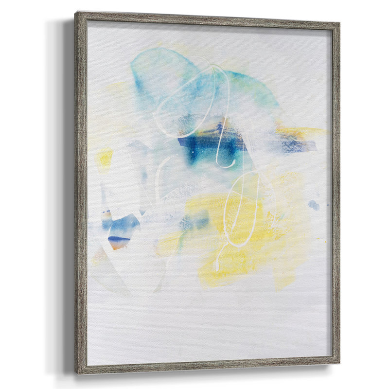Reproduction encadrée Spacial II - bois massif, H 11 po x l 9 po