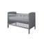 Reggie Grey Cot Bed with Mattress 140x70x10cm 