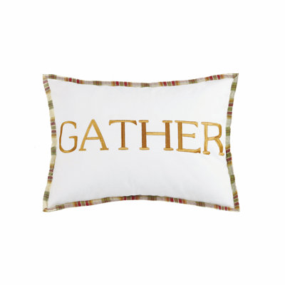 100% Cotton Lumbar Rectangular Pillow Cover & Insert