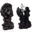 Bougie fantaisie à tête de lion
