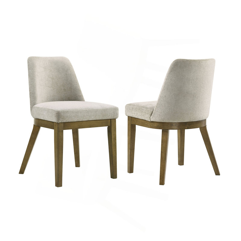 Ensemble de 2 chaises d'appoint rembourrées
