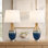 Lampe de table moderne 28 po Melun 