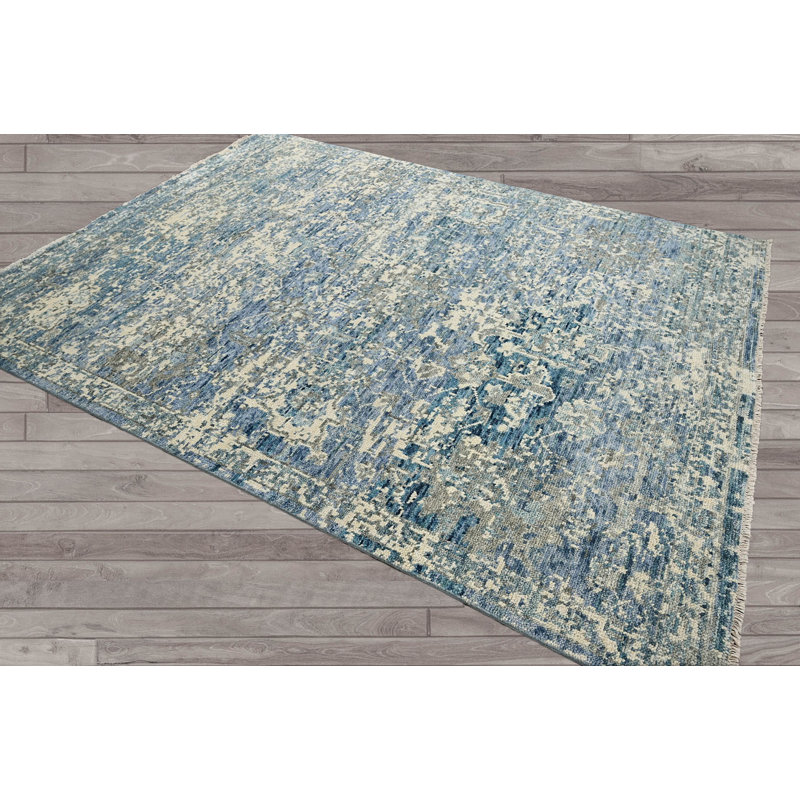 Tapis beige unique Munaf, 7'9'' x 9'10"