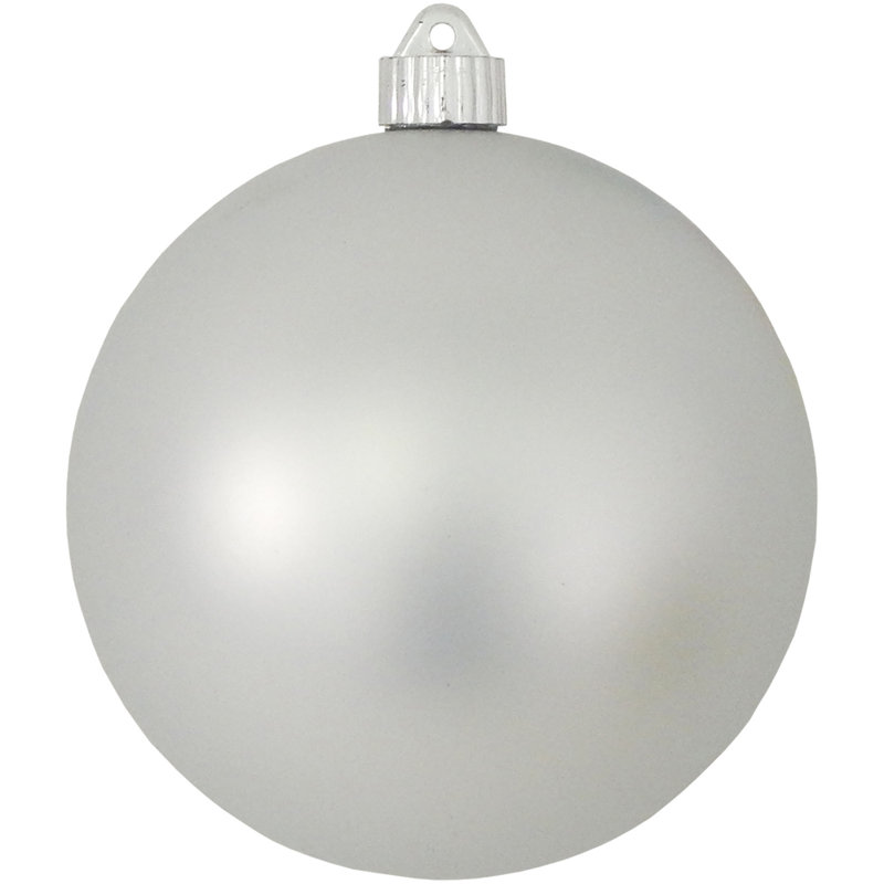 12'' Ornament Shatterproof Ball Ornament, Silver
