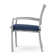 Ehrenfried Powder Coated Aluminum Outdoor Stacking Dining Armchair with Cushion
