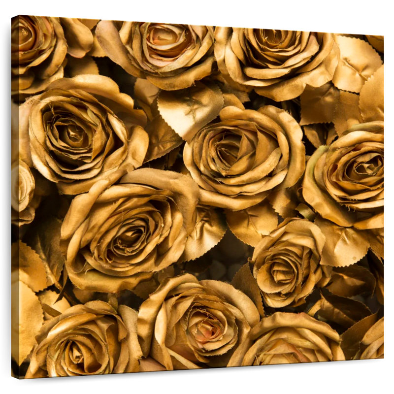 Harnek Golden Roses, 30" H x 30" W