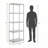 75"H Wilhelmine Etagere Bookcase