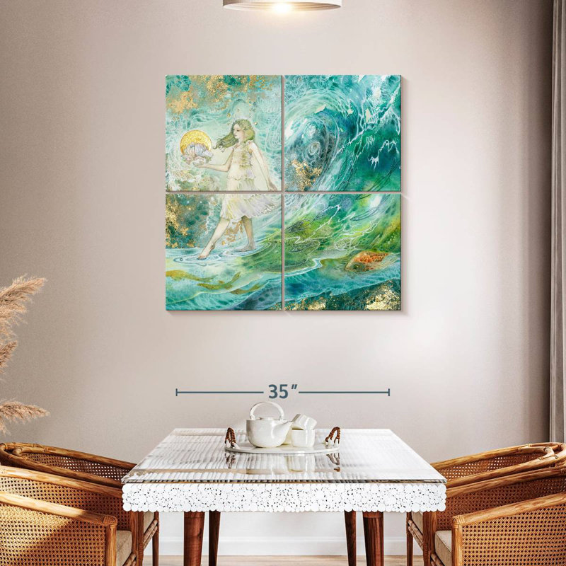 Kelan Wave Walker, 38" H x 38" W