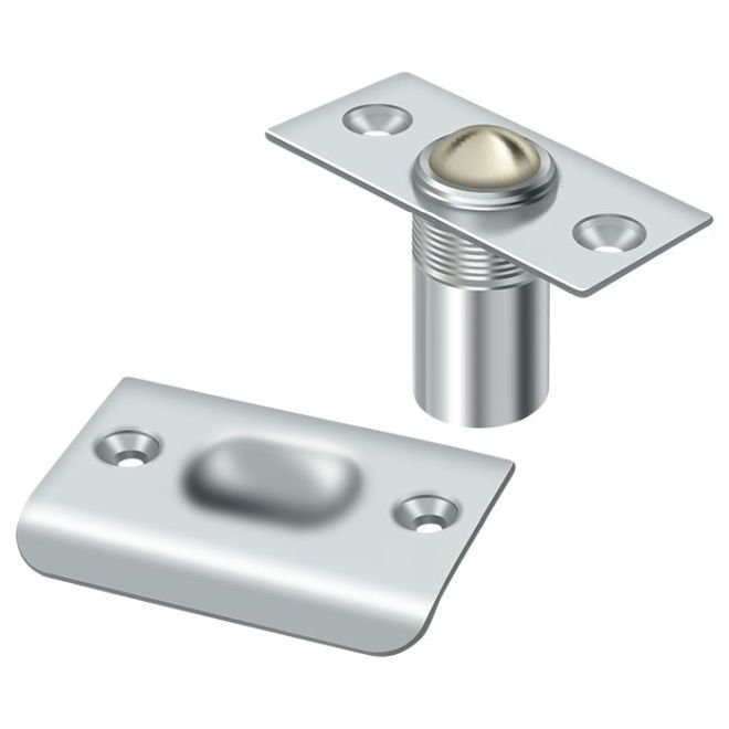 F40CDA4460294ACF9C214013B463CD39 Ball Catch; Bright Chrome Finish, Polished Chrome