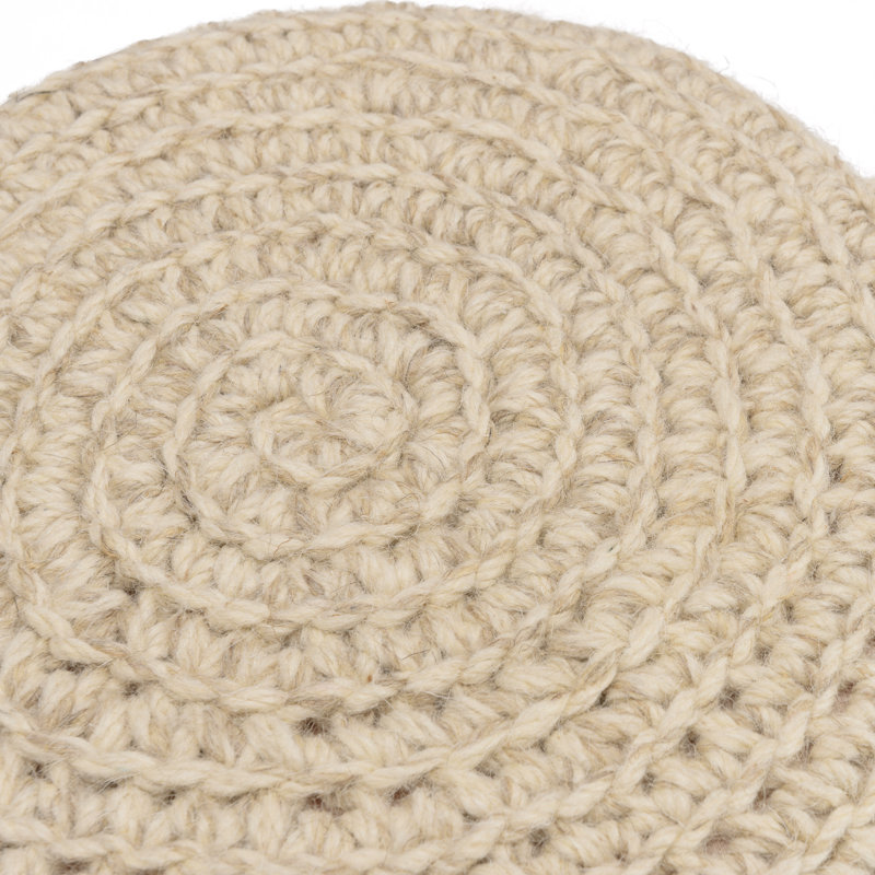 Solid + Manufactured Wood Accent Stool