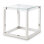 State Glass End Table