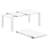 Farrah 6 - Person Patio Dining Set with Extendable Rectangular Table-845047819