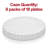 Clear Flair Plastic Dinner Plates (10.25")
