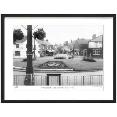 Coalville, The Roundabout C1965 - Single Picture Frame Print