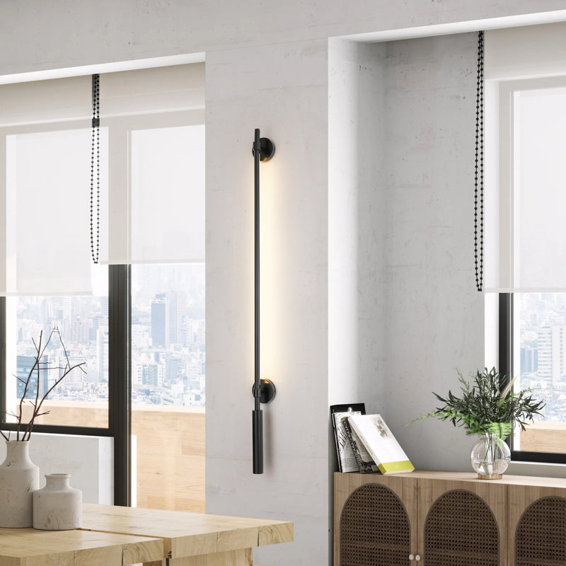 1-Light Modern LED Wall Sconce for Living Room