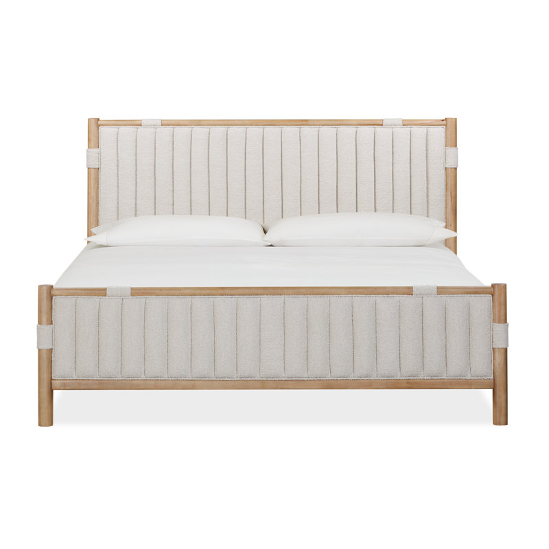 Furano Upholstered Panel Bed, Queen