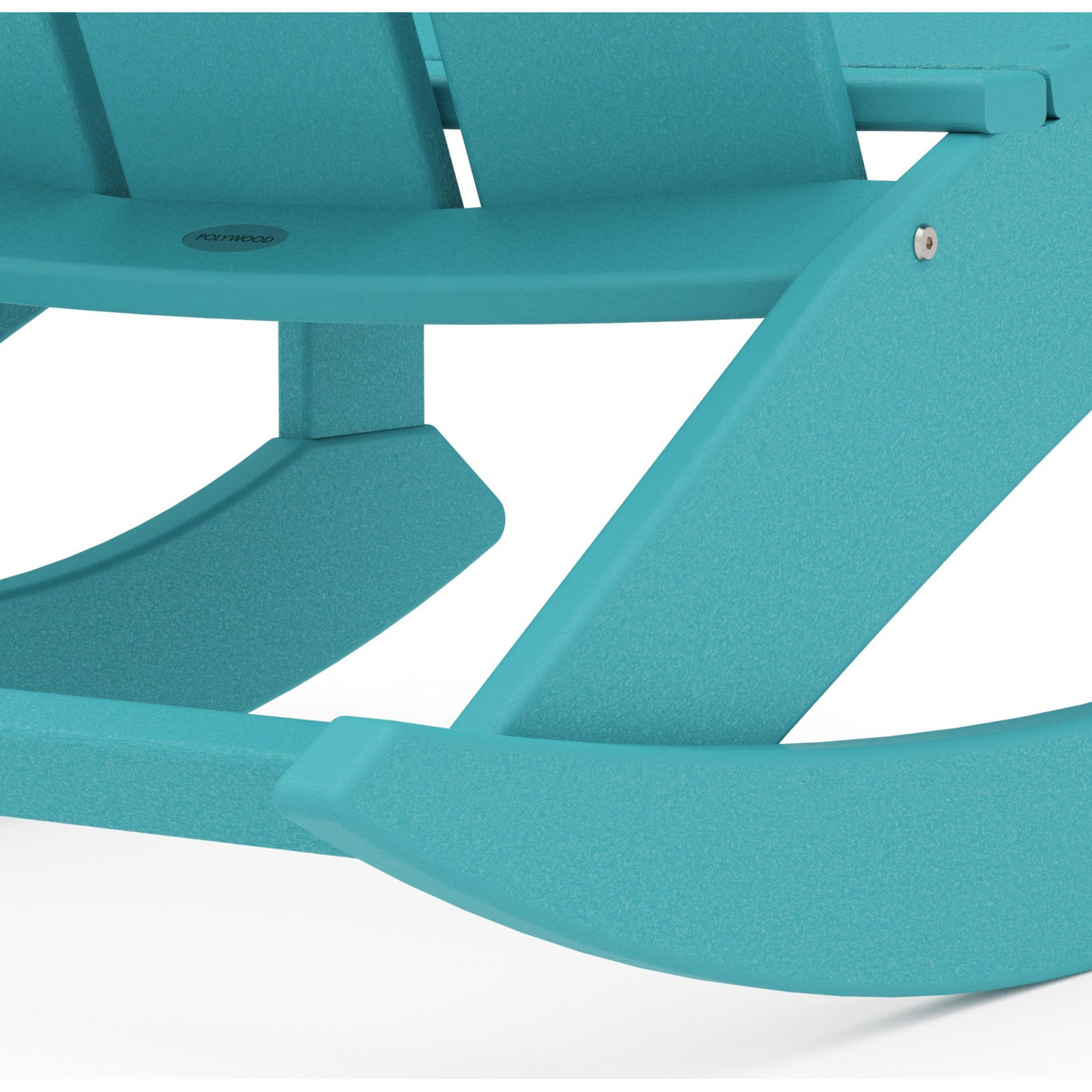 POLYWOOD® Modern Rocking Adirondack Chair, Aruba