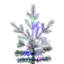7.5' H Lighted Artificial Pine Christmas Tree