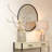 Refined Iron Round Mirror-84684136