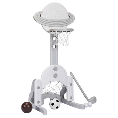 bskkd1 59.5" Outdoor Basketball Hoop (Ball Included)