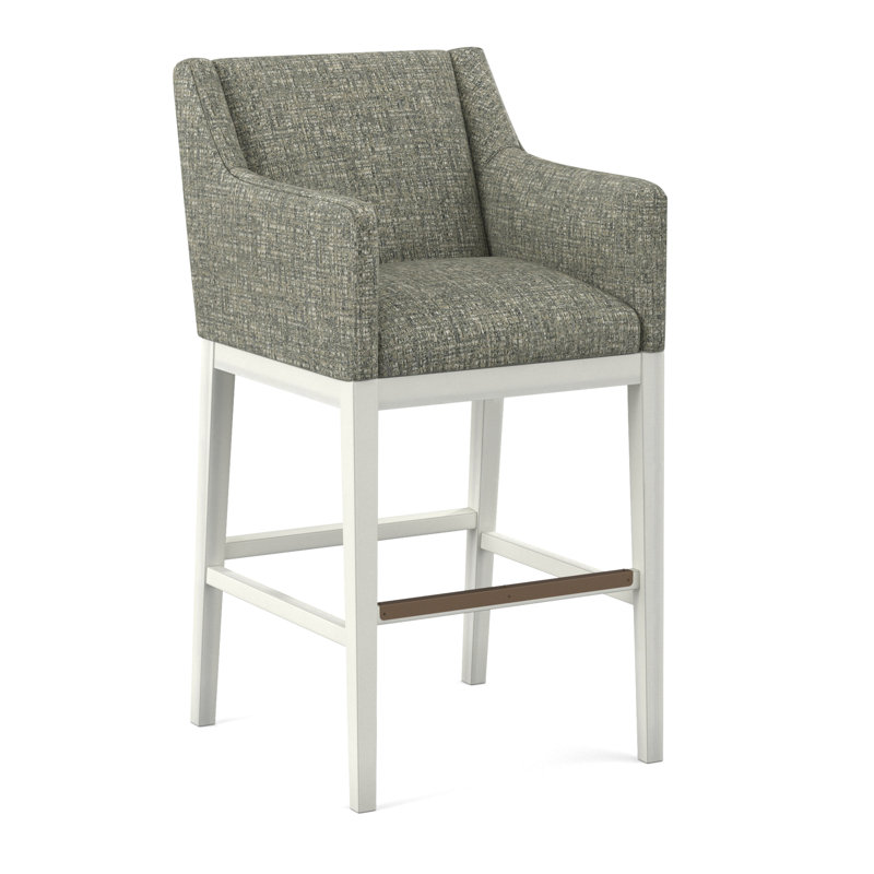 Upholstered Stool, 61536-78, White