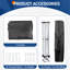8 pi. X P 8 pi D Auvent inclinable en acier-219294884