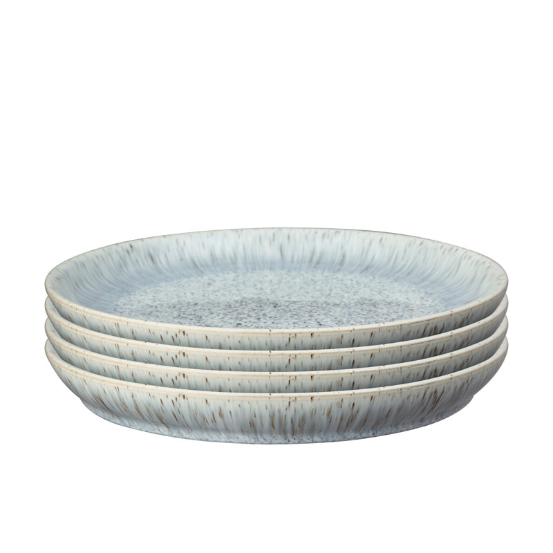 Halo Speckle Set of 4 Coupe Dinner Plate