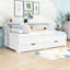 Lit de jour extensible pour lit simple à très grand lit avec station de charge intégrée et tiroirs de rangement-8654799